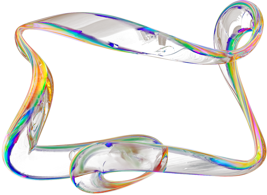 Transparent Liquid Blob Frame